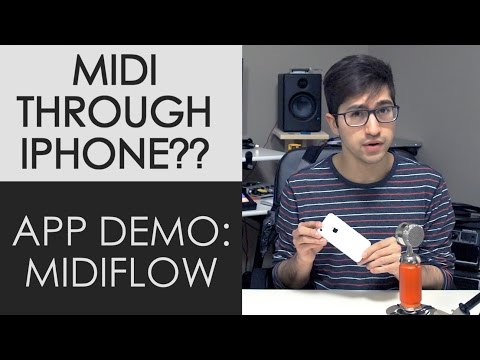 DEMO: Using Midiflow (iOS) w/ External Gear