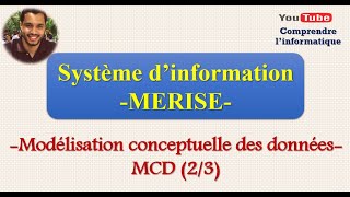 Système d'information : Modélisation conceptuelle (2/3)