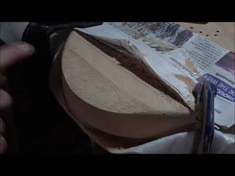 Coban Guitars Telecaster kit build. Adding forearm and belly cuts