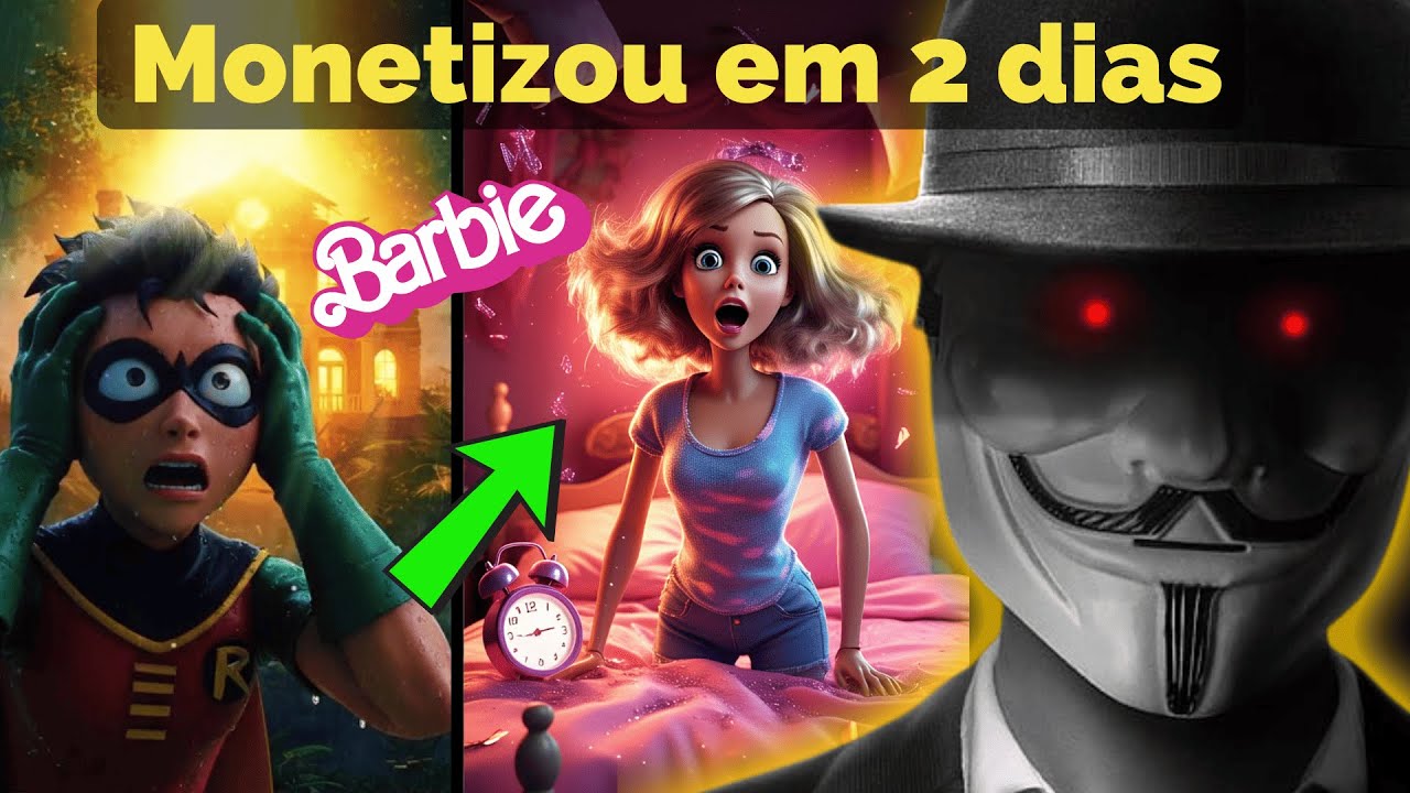 Como Clonei Um Canal Dark de Shorts Viral, Usando IA!🔥 (Você Pode Copiar)