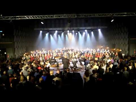 Nástup všech laureátů a závěrečná společná píseň Gaudeamus igitur