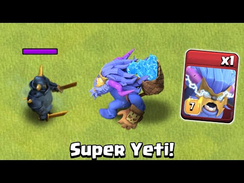 Super Yeti vs All Max Troops | Clash of Clans