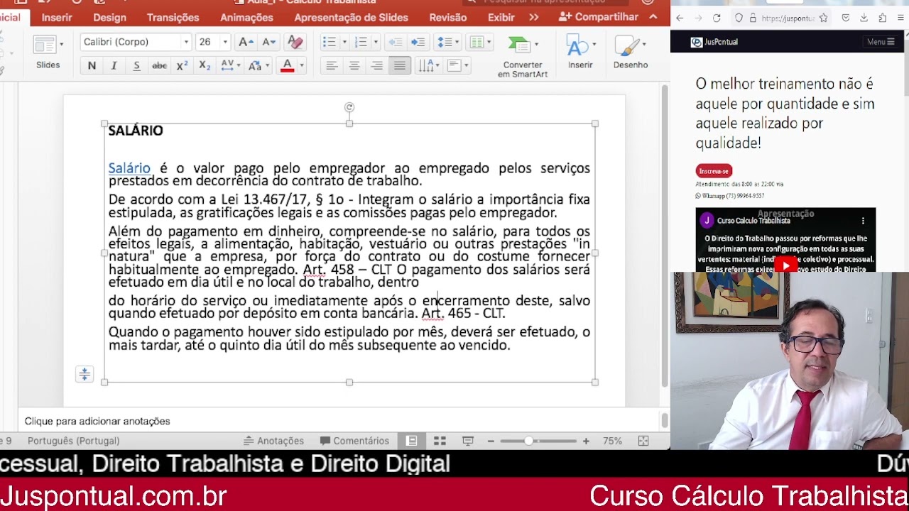 Aula-01 Cálculos Trabalhistas