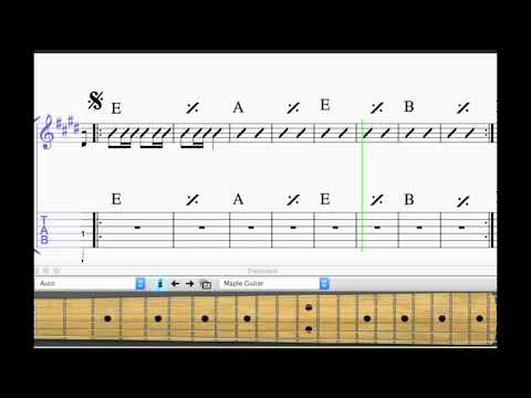 1 Así es partitura (partitura y tablatura)