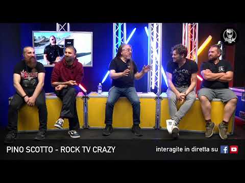 PINO SCOTTO 🔥 ROCK TV CRAZY 🤘🏻 LIVE SU ROCK TV 📲 6 MAGGIO 2024