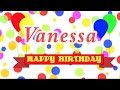 Happy Birthday Vanessa Song