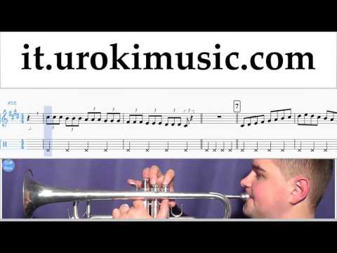 Lezioni di Tromba Shakira Can't Remember to Forget You Parte#1 Melodia Tutorial Spartito Imparare