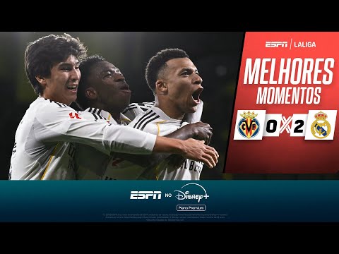 Gols e lances de Villarreal x Real Madrid