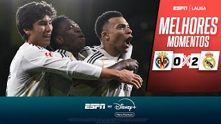 SE CUIDA, BARÇA! MBAPPÉ FAZ PÊNALTI DE CAVADINHA E REAL MADRID VENCE VILLARREAL | MELHORES MOMENTOS