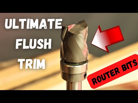 Ultimate Flush Trim Router Bits Spiral Whiteside Solid Carbide Compression Woodworking Router Bit