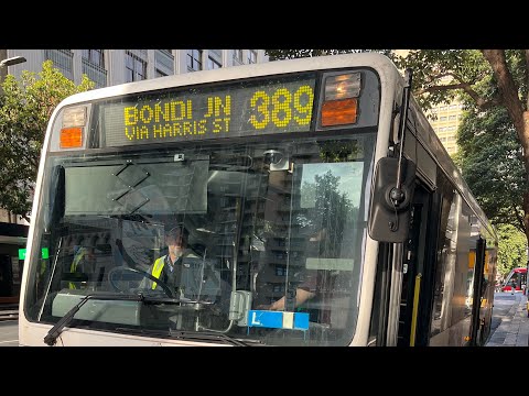 Transit Systems Leichhardt m/o 3845 Scania L113CRL Ansair Orana The Voice Australia Standard Bus.