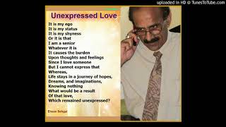 Ehsan Sehgal Prose Poems - Unexpressed Love - You And I
