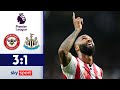 Thiago Doppelpack Sorgt Für Bees Sieg FC Brentford Newcastle United Highlights Premier League