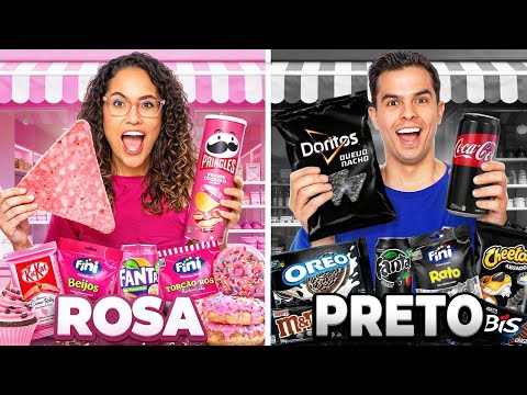 We opened a food stall selling pink food versus black food to see who could sell more - it turned...