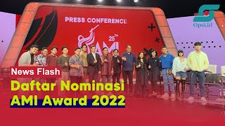 Daftar Lengkap Nominasi AMI Awards 2022
