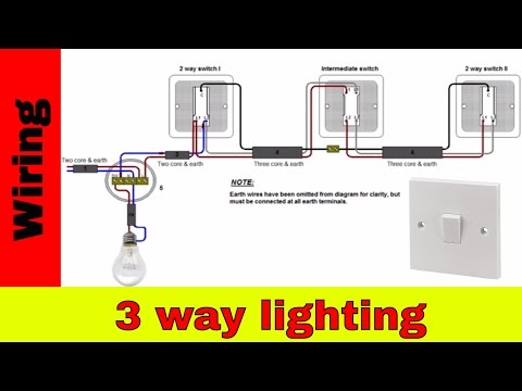 How to wire 3-way lighting circuit