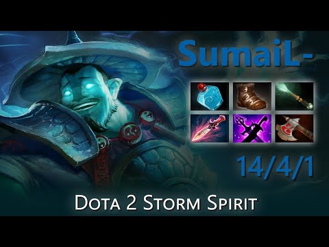 "SumaiL-" 14/4/1 | Dota 2 Storm Spirit highlights