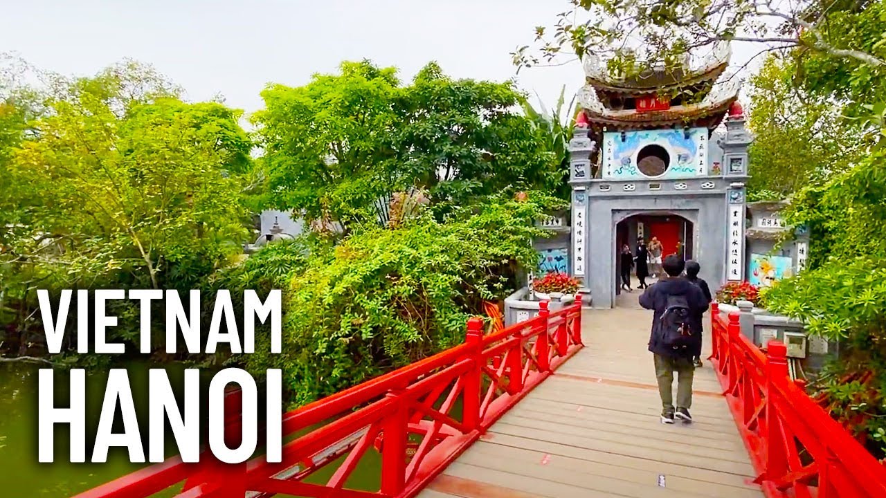 Experience the captivating visuals of Hoan Kiem Lake & Ngoc Son Temple.