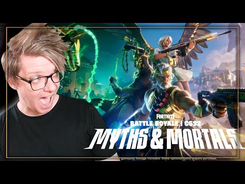 REACTION to Fortnite Battle Royale Chapter 5 Season 2 - Myths & Mortals - Launch Trailer
