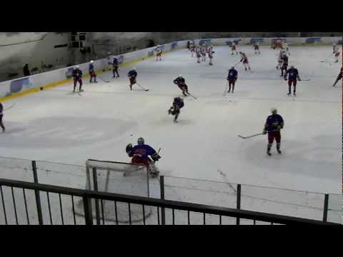 Warm up shooting on hockey goalie - Jokerit A-Junior SM-Liiga