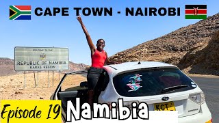 CAPE TOWN SOUTH AFRICA TO NAIROBI KENYA BY ROAD l ROAD TRIP BY LIV KENYA EPISODE 19 ( NAMIBIA🇳🇦)