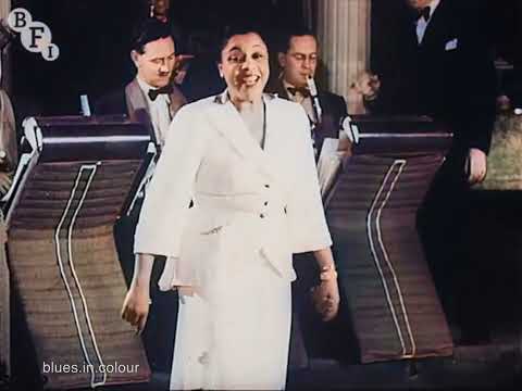 Adelaide Hall - The Train's A-Coming live [Colourised] 1948