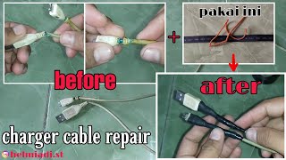 Download lagu cara memperbaiki kabel charger hp yang hampir putus mp3