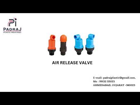 Padraj water pp air release valve, valve size: 1/2  inch, si...