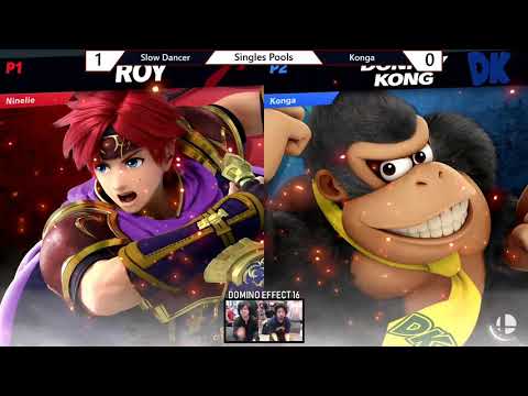 Smash Ultimate - Slow Dancer (Roy) vs. Konga (Donkey Kong) - DE16 Pools