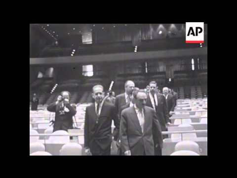 MIKOYAN AT U.N. - NO SOUND
