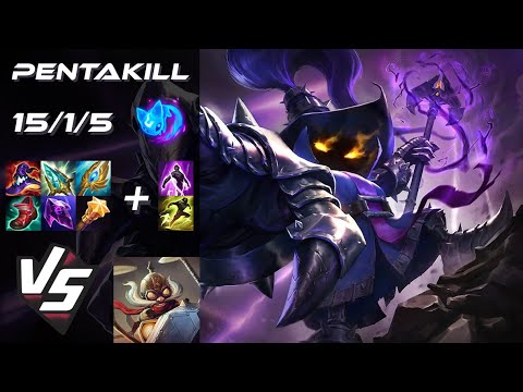 MID Veigar vs Corki [PENTAKILL] - NA Grandmaster Patch 25.S2.4