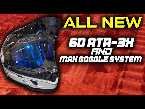 NEW PRODUCTS: 6D HELMETS ATR-3X AND MAX GOGGLE SYSTEM