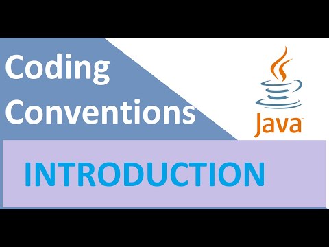 Java Coding Convention Introduction