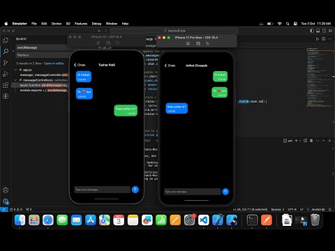 iOS Chat application (UIKit) using SocketIO