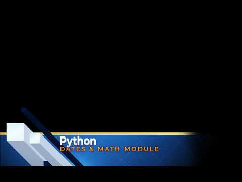 15 Python Dates Math Modules