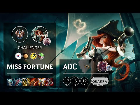 Miss Fortune ADC vs Xayah - KR Challenger Patch 11.22