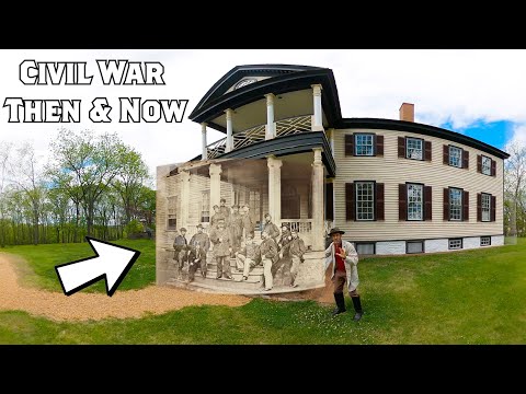 Union and Confederate Headquarters at Brandy Station | Civil War Then & Now