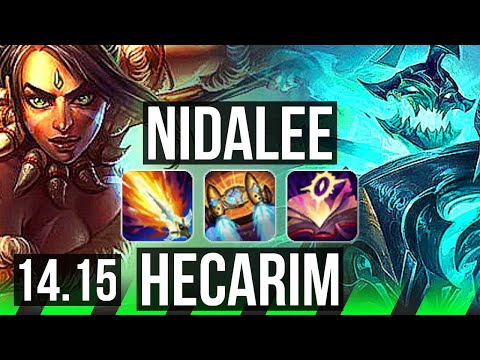 NIDALEE vs HECARIM (JGL) | 71% winrate, Legendary, 16/4/9 | VN Grandmaster | 14.15