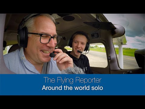 Departure day for 'around the world' record flight