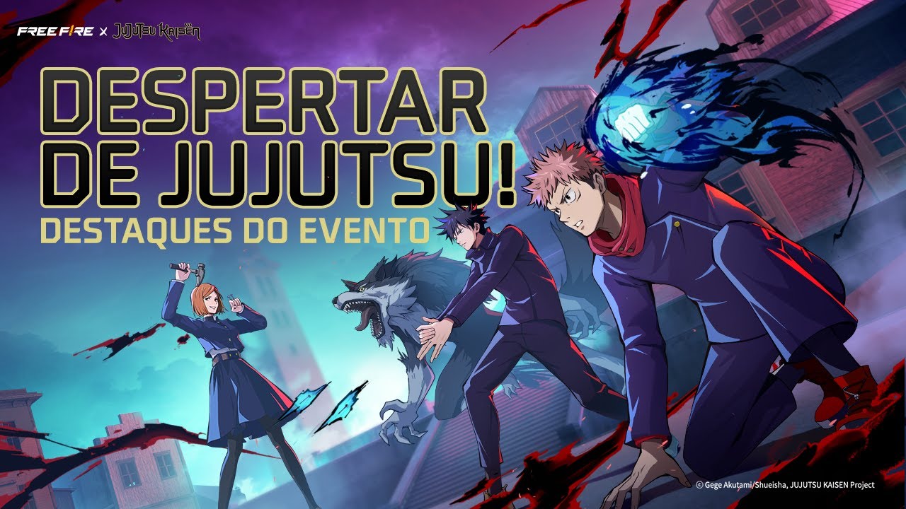 Destaques do evento Despertar de Jujutsu | Free Fire x Jujutsu Kaisen | Free Fire Brasil