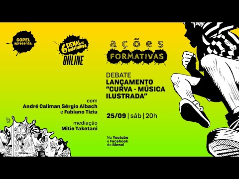 Debate: Lançamento “Curva - Música ilustrada” | 6ª Bienal de Quadrinhos - Online