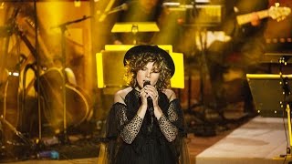 Amanda Bergman performing &quot;Love me harder&quot; at the Polar Music Prize Ceremony 2016