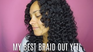 HOW TO: BRAID OUT | My most defined braid out yet!