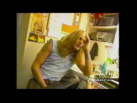 Sebastian Bach interview and meltdown on Much Music, 2000