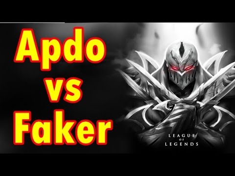 LOL Pro - Apdo vs Faker (Zed vs Talon) - Korea SoloQ - Highlights