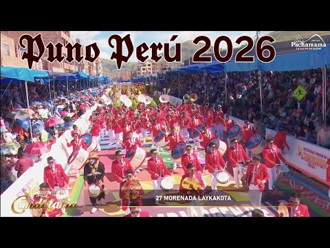 GRAN PARADA Y VENERACION A LA SANTÍSIMA VIRGEN DE LA CANDELARIA PUNO PERÚ 2026 PRIMER DIA