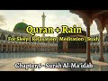 Quran Recitation with Rain Sounds | Surah Al-Ma'idah | Omar Hisham Al Arabi