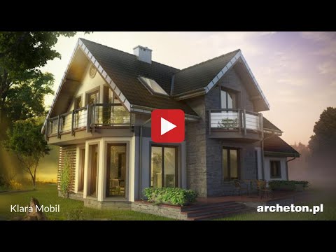 Projekt domu Klara Mobil- archeton.pl