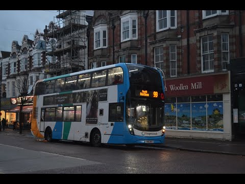 Full Kickdown! Redlines! 15281 YN16 WVX - Stagecoach Scania E400MMC