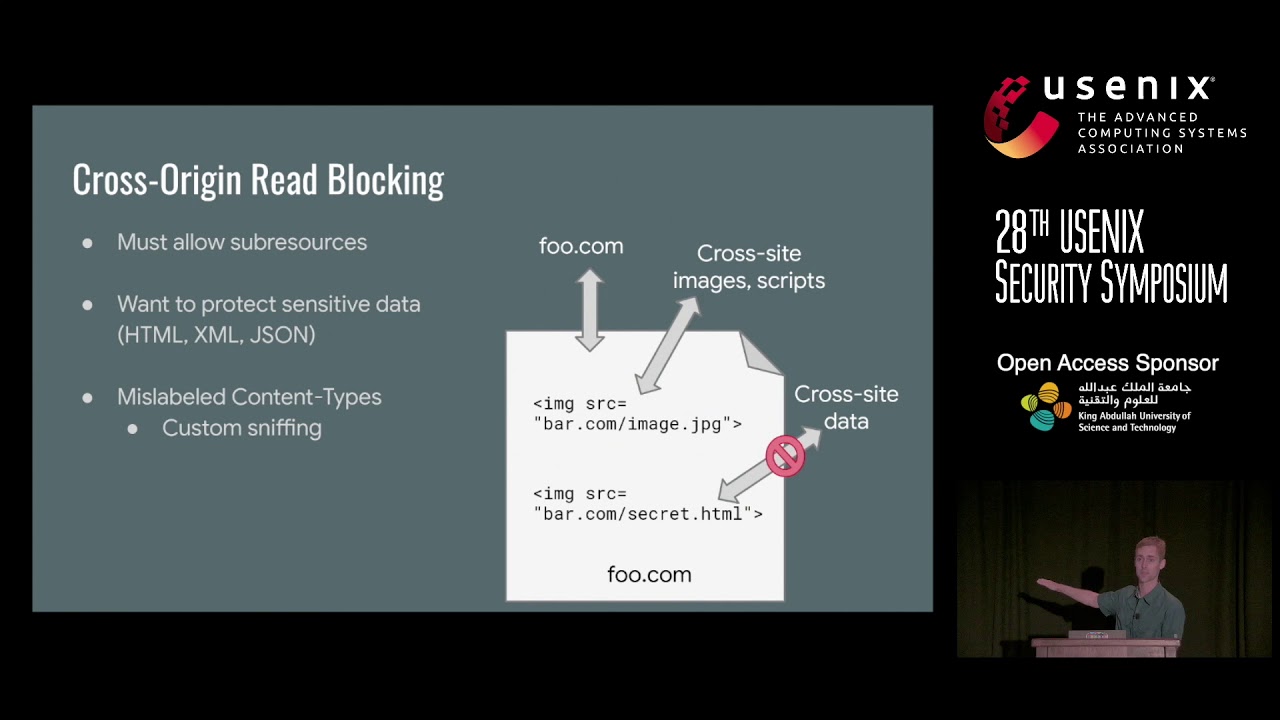 USENIX Security '19 - Site Isolation: Process Separation for Web Sites within the Browser
